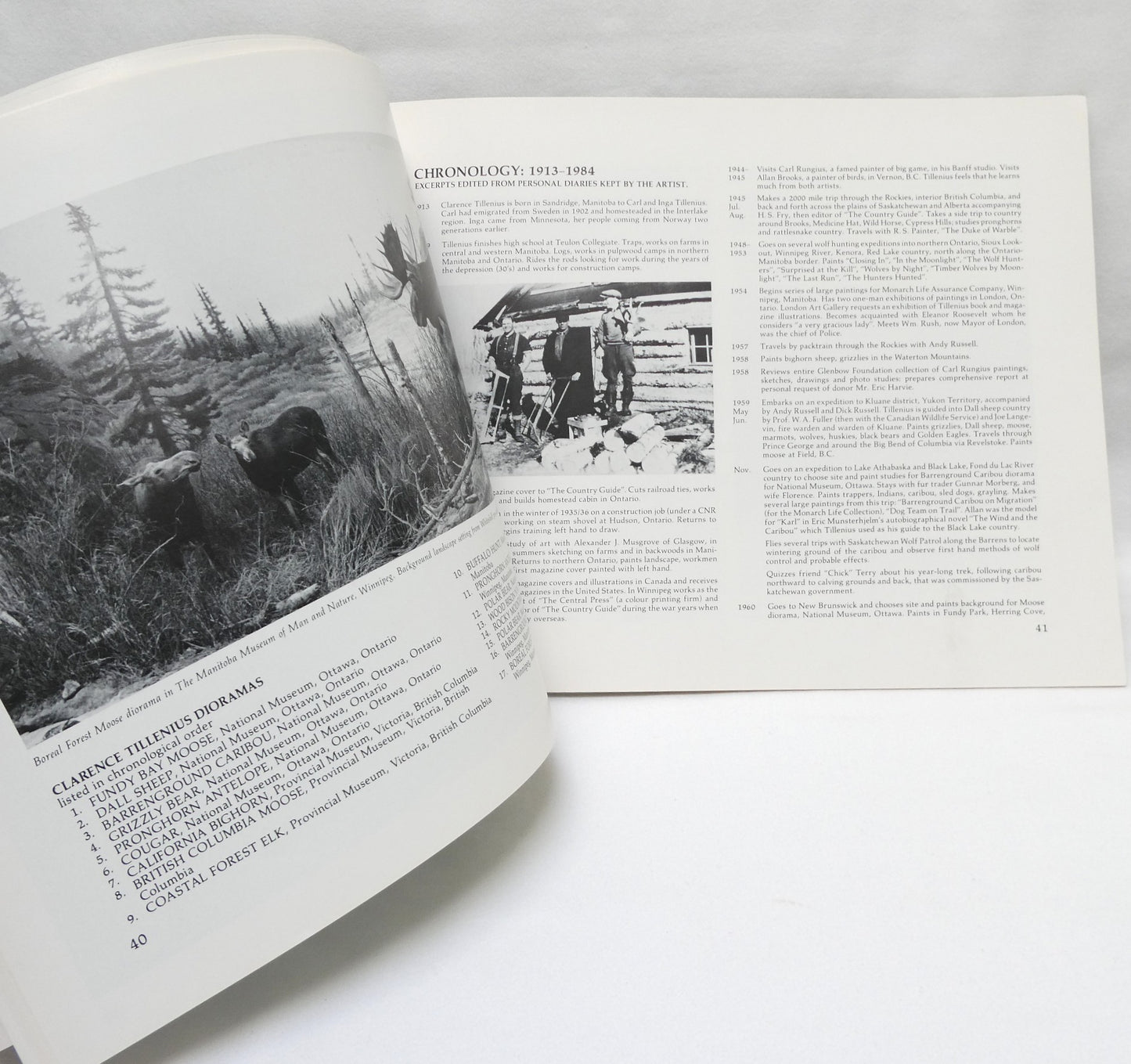 CLARENCE TILLENIUS, An Exhibition Presented by Agassiz Galleries of Winnipeg from 4-17 November 1984 (1st Ed. SIGNED)