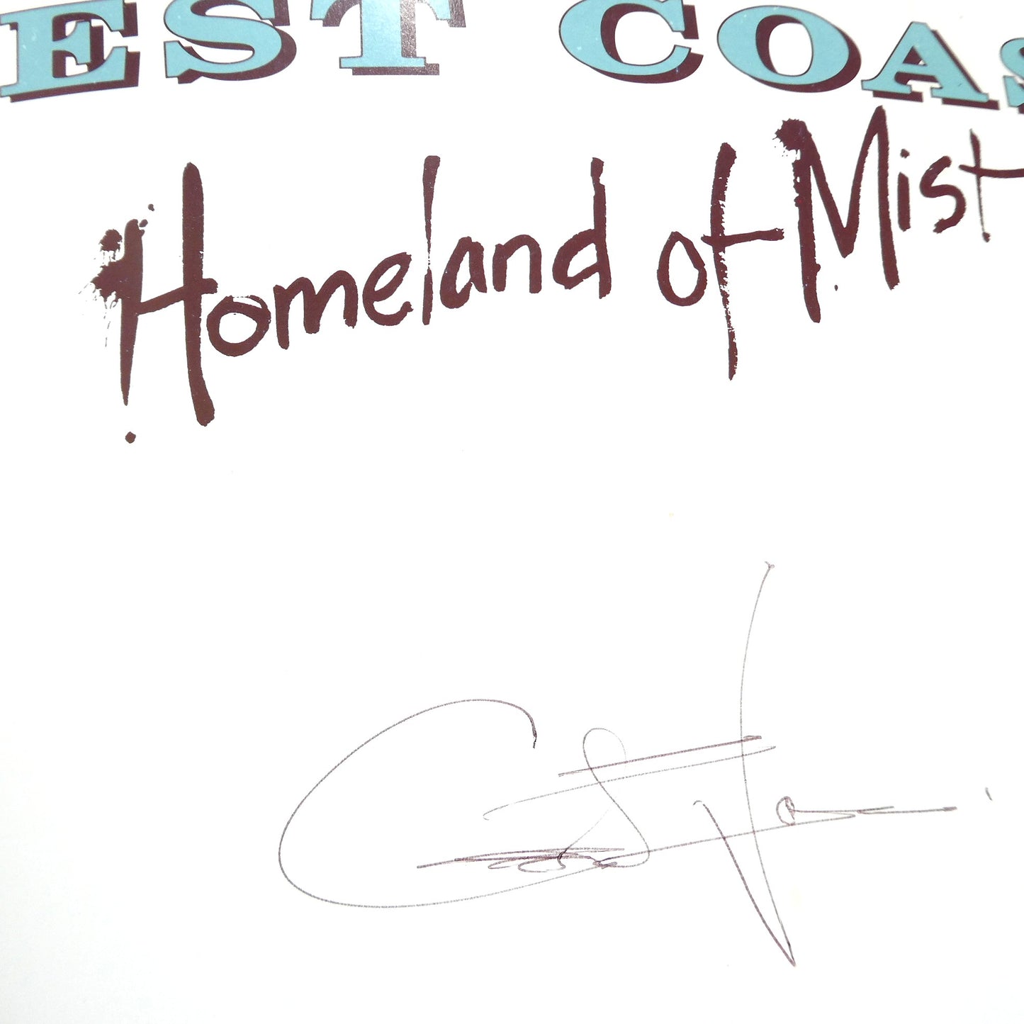 WEST COAST, Homeland of Mist, The Art of Carol Evans (1st Ed. SIGNED)