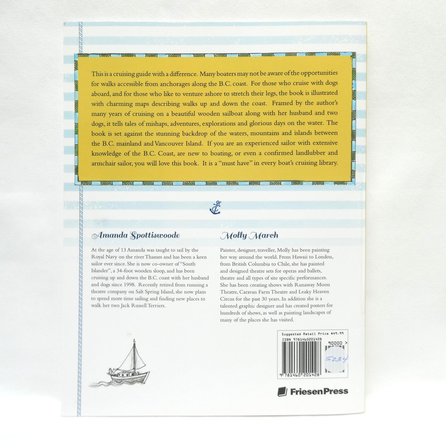 SOUTH ISLANDER, Memoirs of a Cruising Dog by Amanda Spottiswoode (1st Ed. SIGNED)