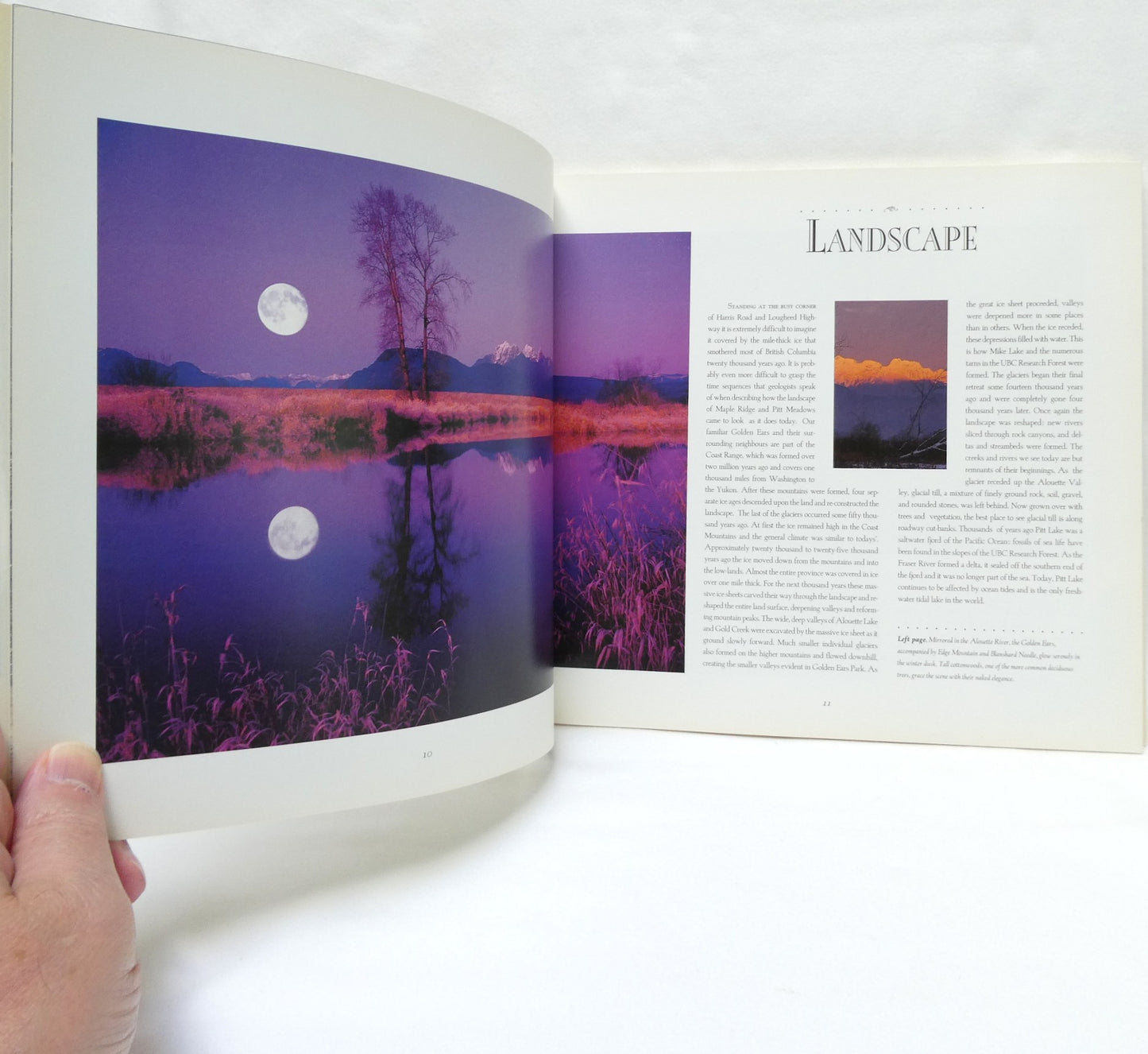 IN THE SHADOW OF THE MOUNTAINS, Maple Ridge and Pitt Meadows, Photographs by Bob Herger (1st Ed. SIGNED)