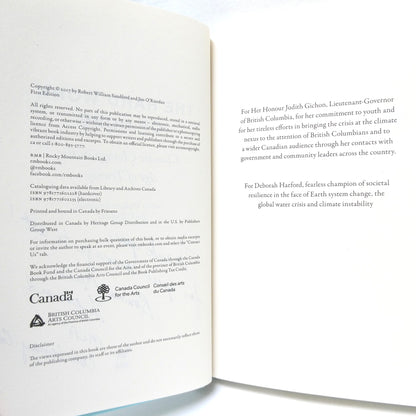 THE HARD WORK OF HOPE, Climate Change in the Age of Trump, by Robert William Sandford and Jon O'Riordan (1st Ed. SIGNED)