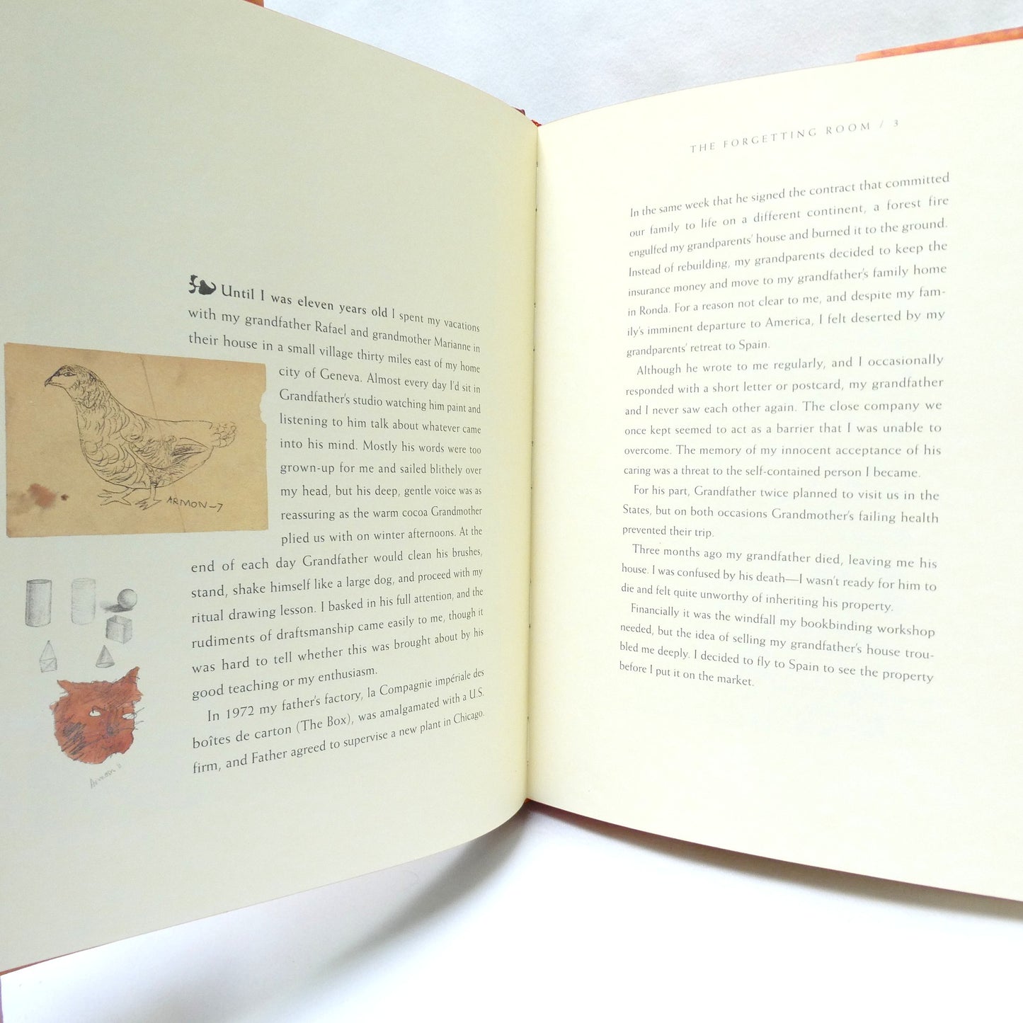 THE FORGETTING ROOM, A Fiction Book by Nick Bantock (1st Ed. SIGNED)