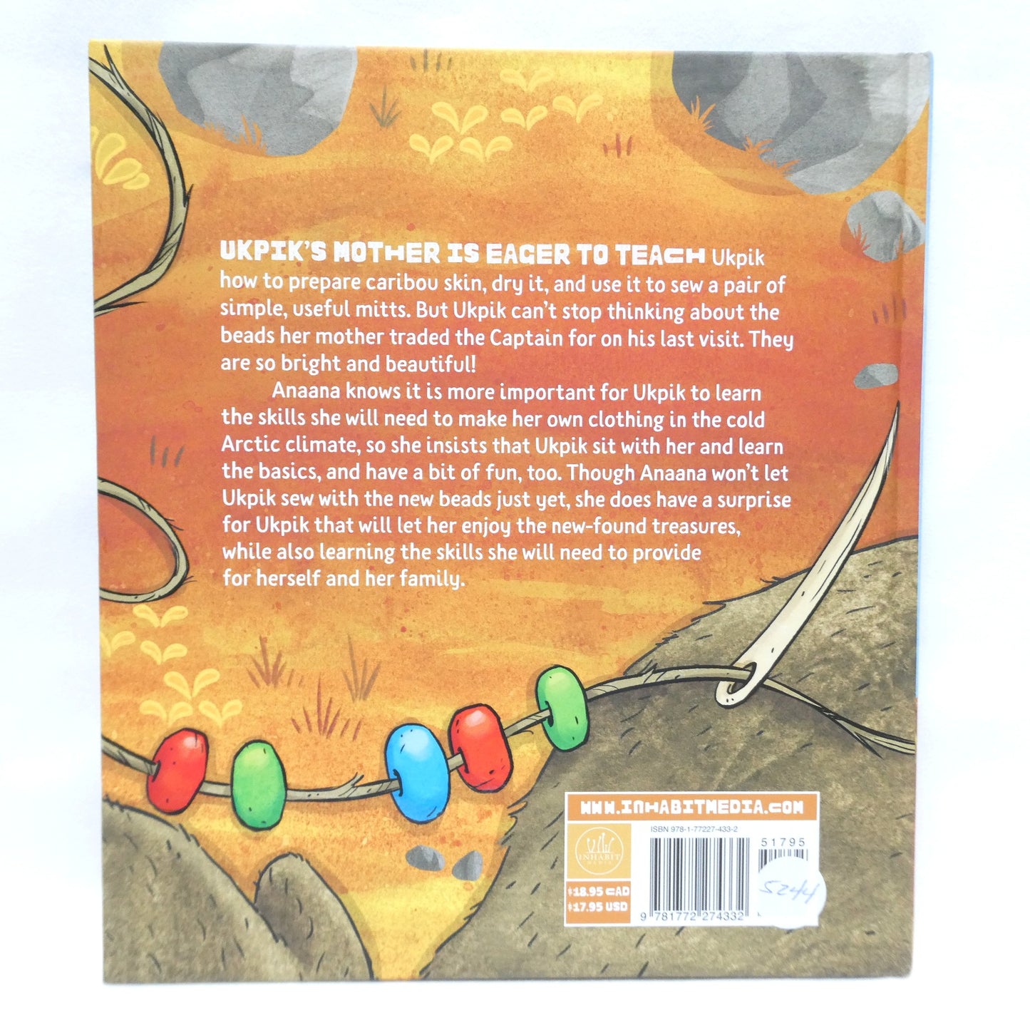 UNA HUNA, Ukpik Learns to Sew, By Susan Aglukark (1st Ed. SIGNED)
