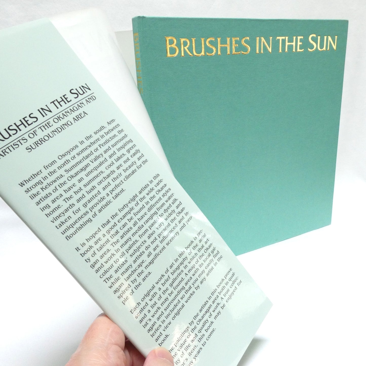 BRUSHES IN THE SUN, The Collector's Edition of Artists From The Okanagan and Surrounding Area (1st Ed. SIGNED)
