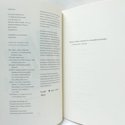 IMPACT, Women Writing After Concussion, Edited by E.D. Moring and Jane Cauthorne (2021 1st Ed.)