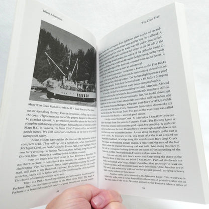 ISLAND ADVENTURES, An Outdoor Guide to Vancouver Island, by Richard K. Blier (1993 1st Ed.)