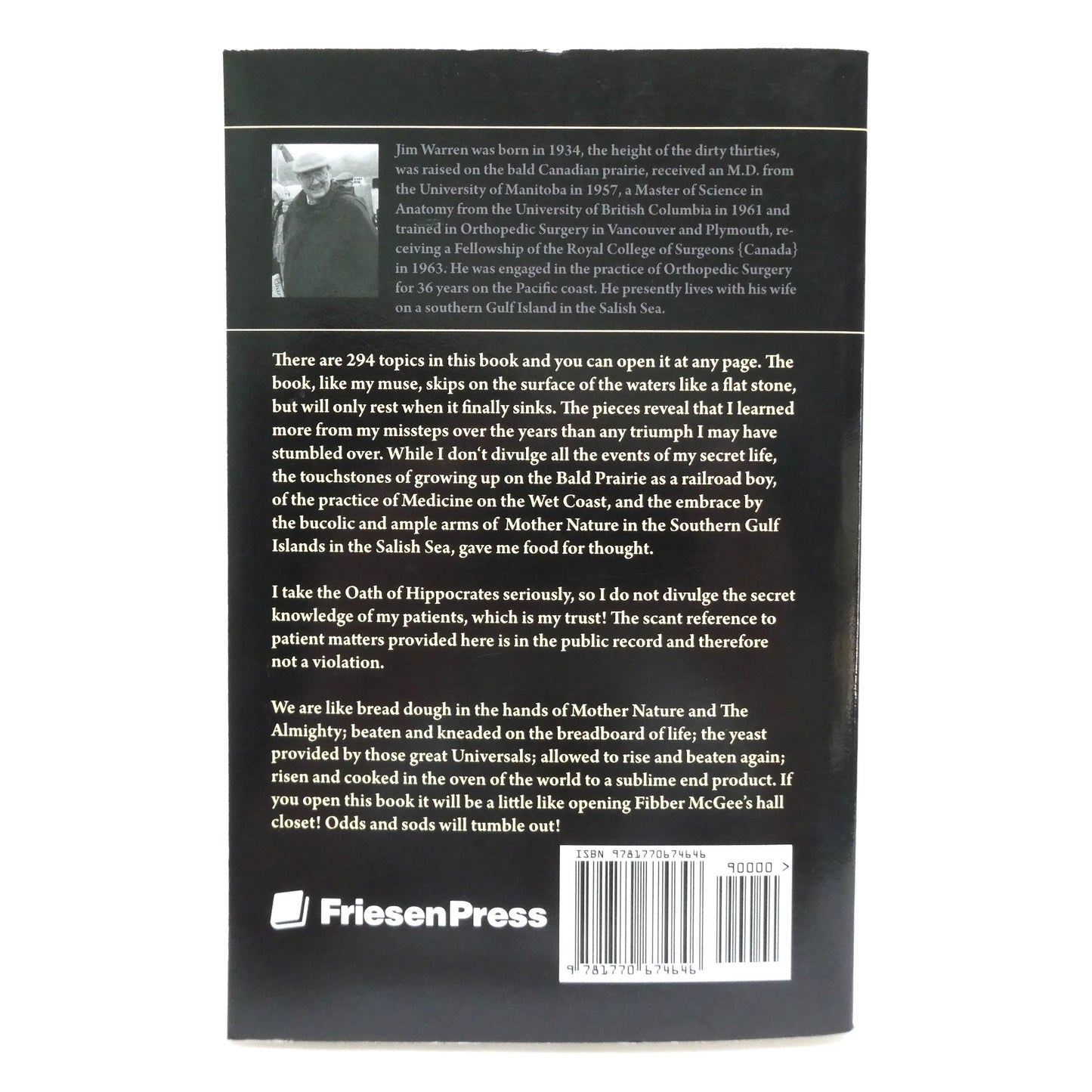 AN ELDERLY ECLECTIC GENTLEMAN, A Collection of 294 Short Stories, by Jim Warren (2011 1st Ed.)