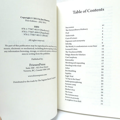 AN ELDERLY ECLECTIC GENTLEMAN, A Collection of 294 Short Stories, by Jim Warren (2011 1st Ed.)