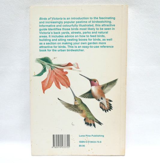 BIRDS OF VICTORIA and Vicinity, by Robin Bovey, Wayne Campbell, Bryan Gates (1989 1st Ed.)