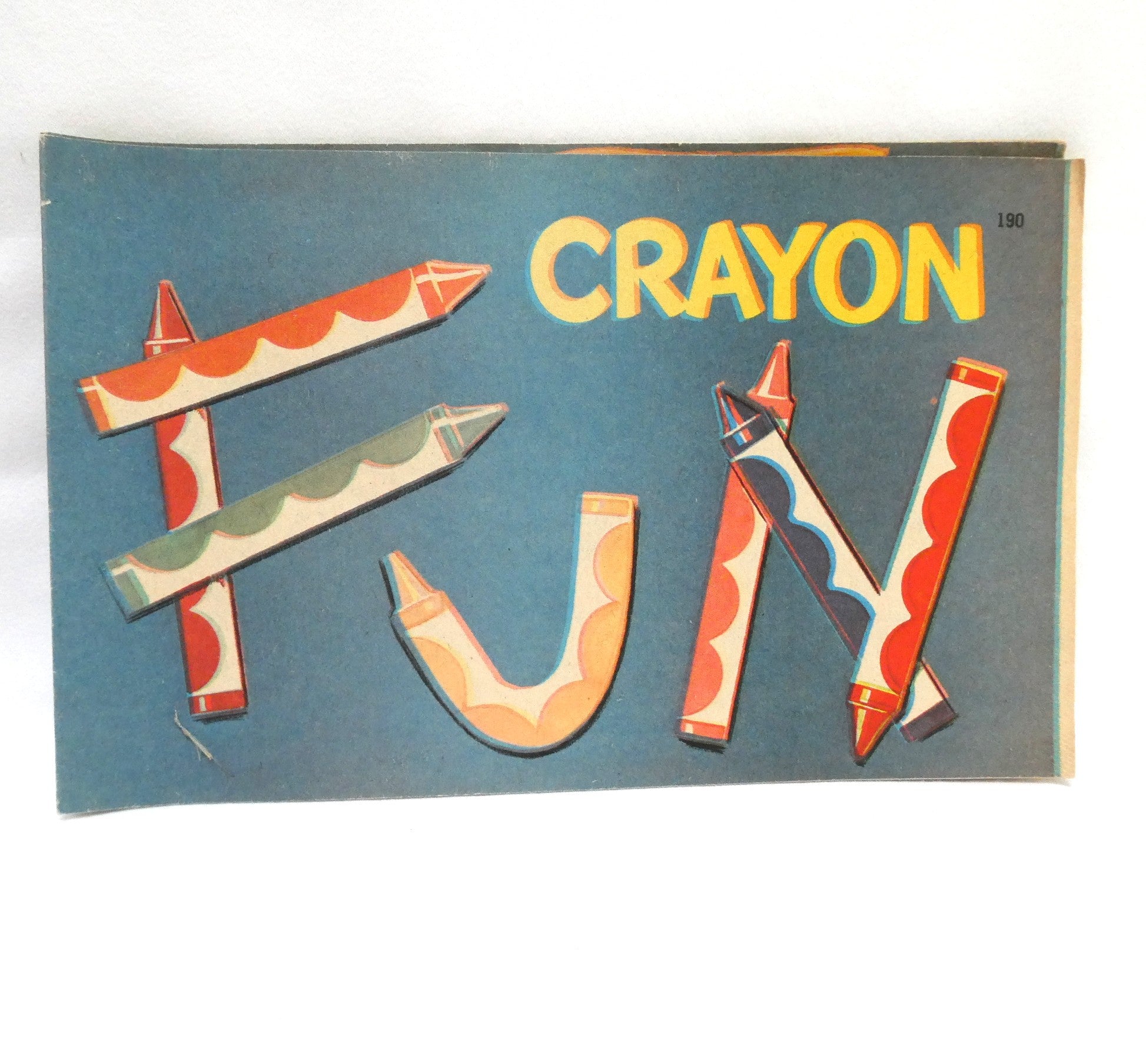Vintage Mid-Century Children's Coloring and Activity Book Set, 10