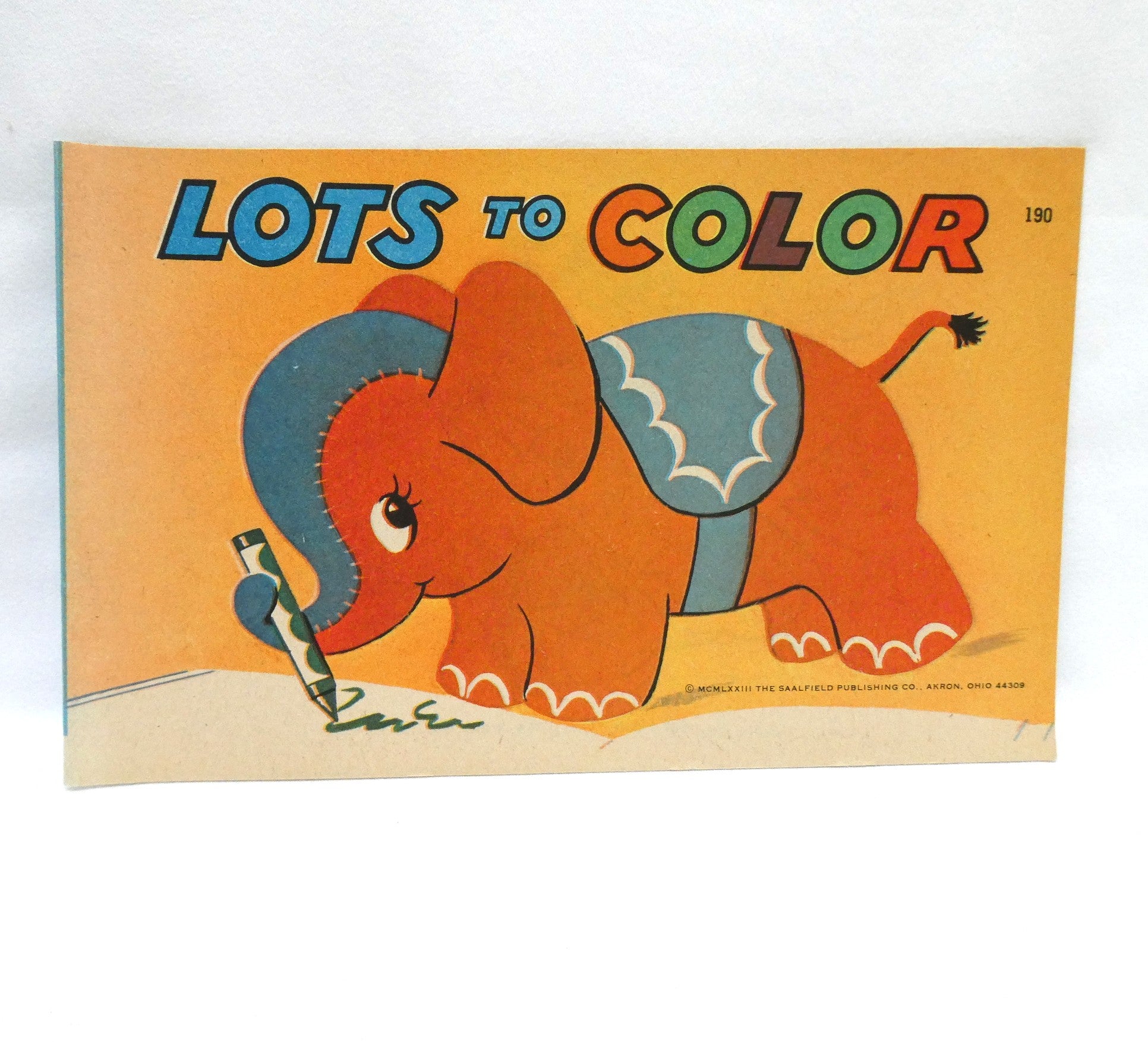 Vintage Mid-Century Children's Coloring and Activity Book Set, 10