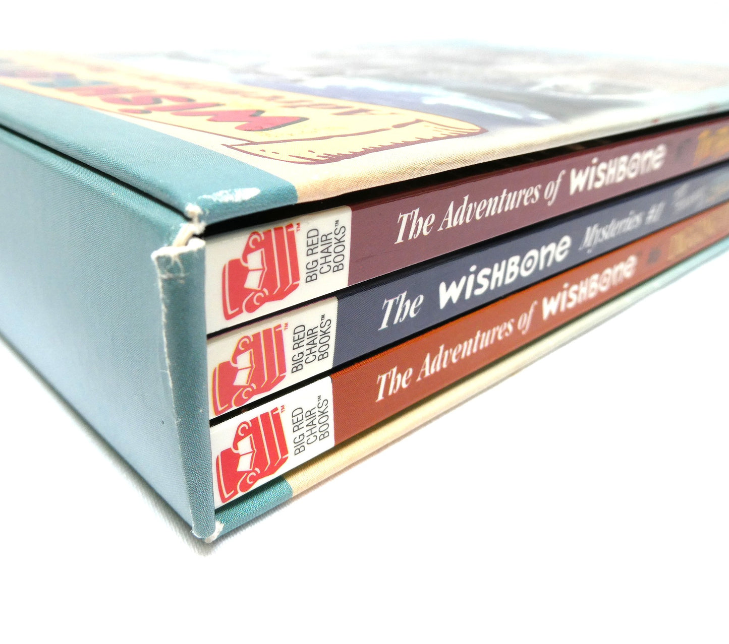 WISHBONE ADVENTURE PACK #2, Boxed Book Set of THREE, with Book #1 substitute!