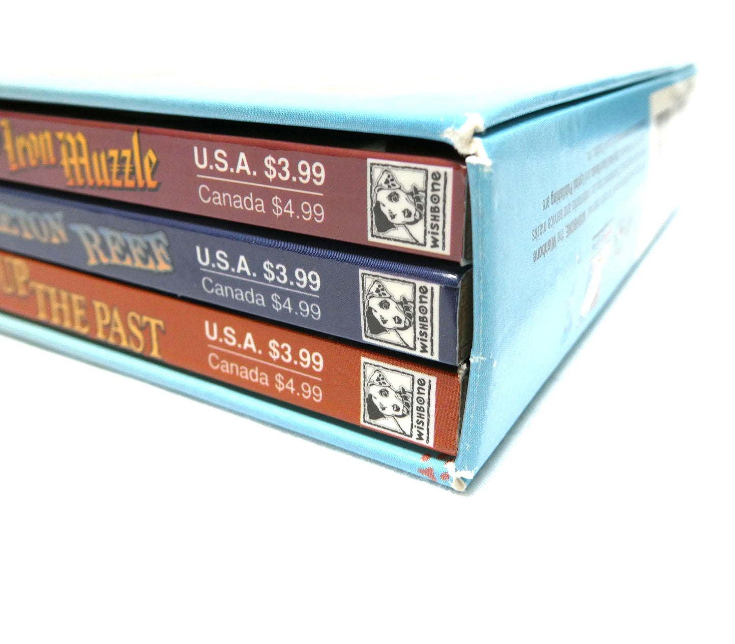 WISHBONE ADVENTURE PACK #2, Boxed Book Set of THREE, with Book #1 substitute!