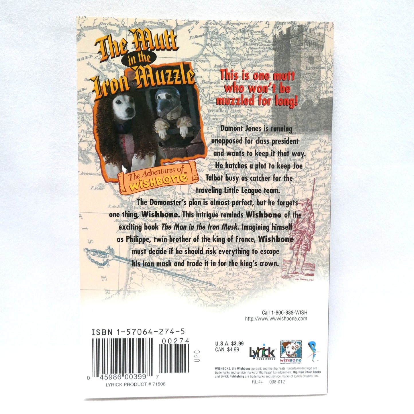 WISHBONE ADVENTURE PACK #2, Boxed Book Set of THREE, with Book #1 substitute!