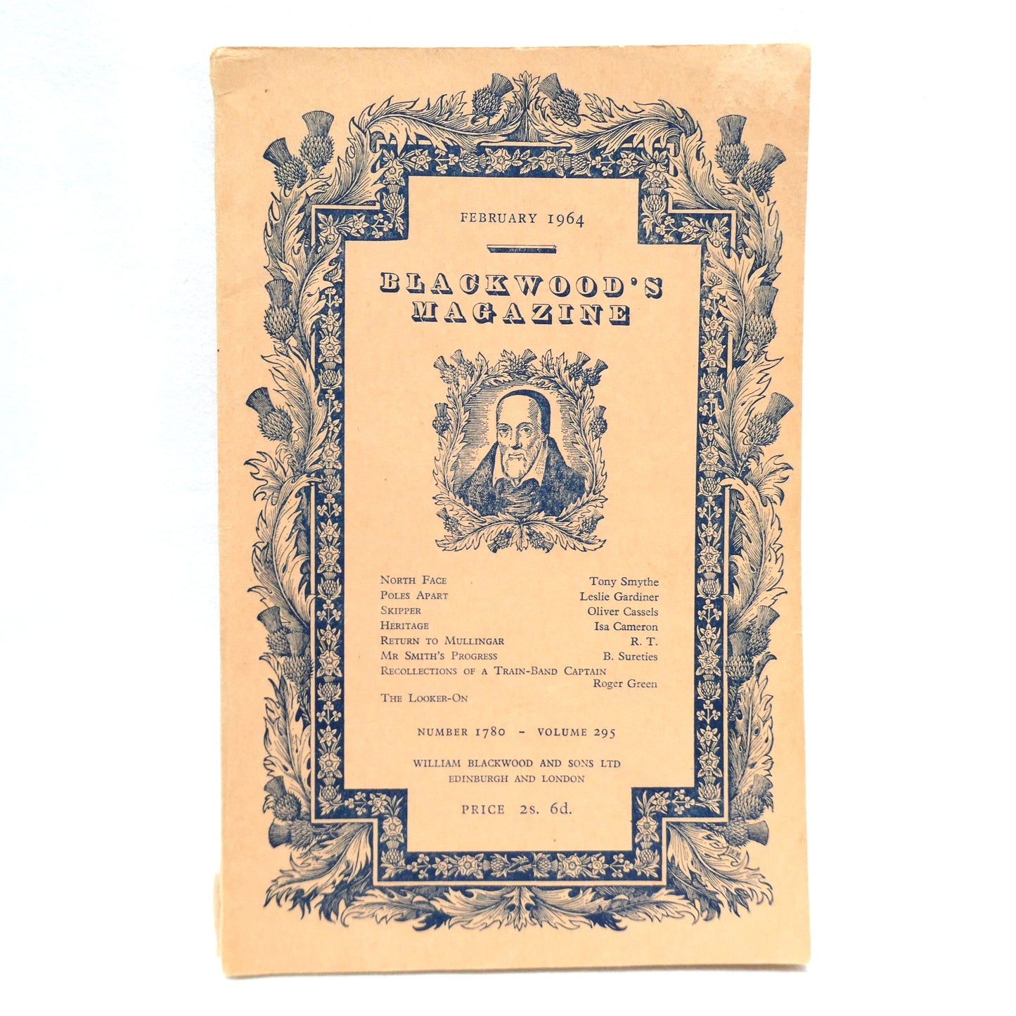 VINTAGE SET OF 3 BLACKWOOD'S MAGAZINES of Edinburgh and London: Includes June 1963, February 1964, and December 1967