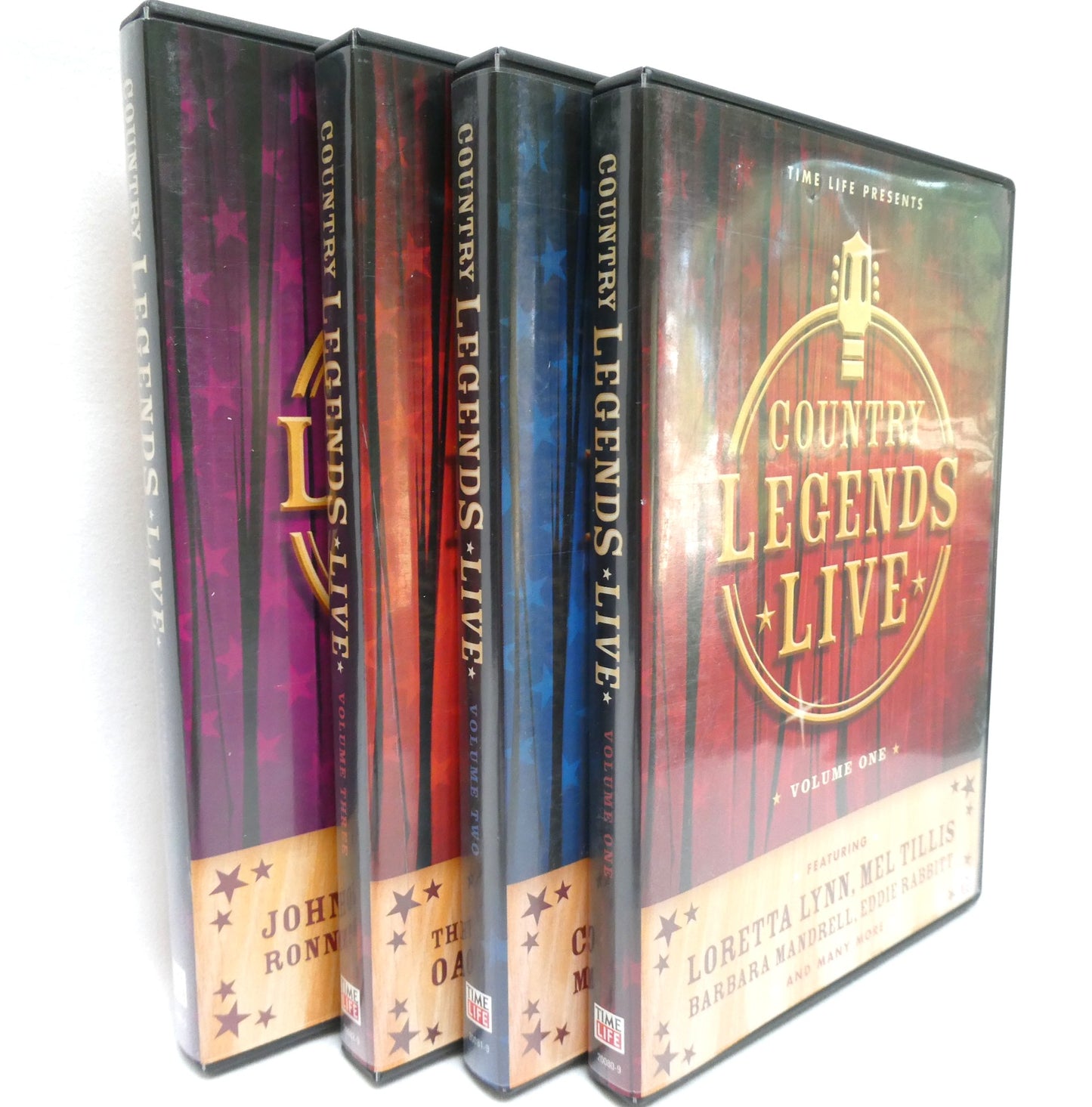 Time Life Presents: The 4-DVD 2005 COUNTRY LEGENDS LIVE, Volumes 1 to 4 in the Concert Video Series