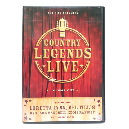Time Life Presents: The 4-DVD 2005 COUNTRY LEGENDS LIVE, Volumes 1 to 4 in the Concert Video Series