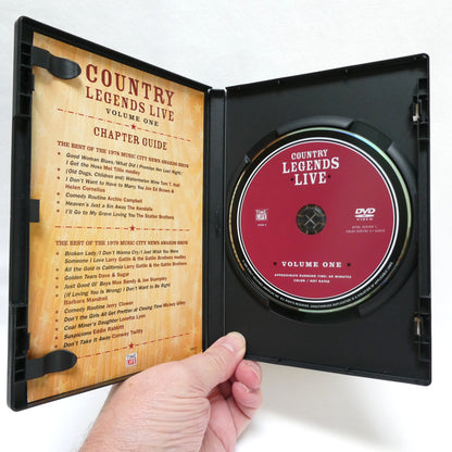Time Life Presents: The 4-DVD 2005 COUNTRY LEGENDS LIVE, Volumes 1 to 4 in the Concert Video Series