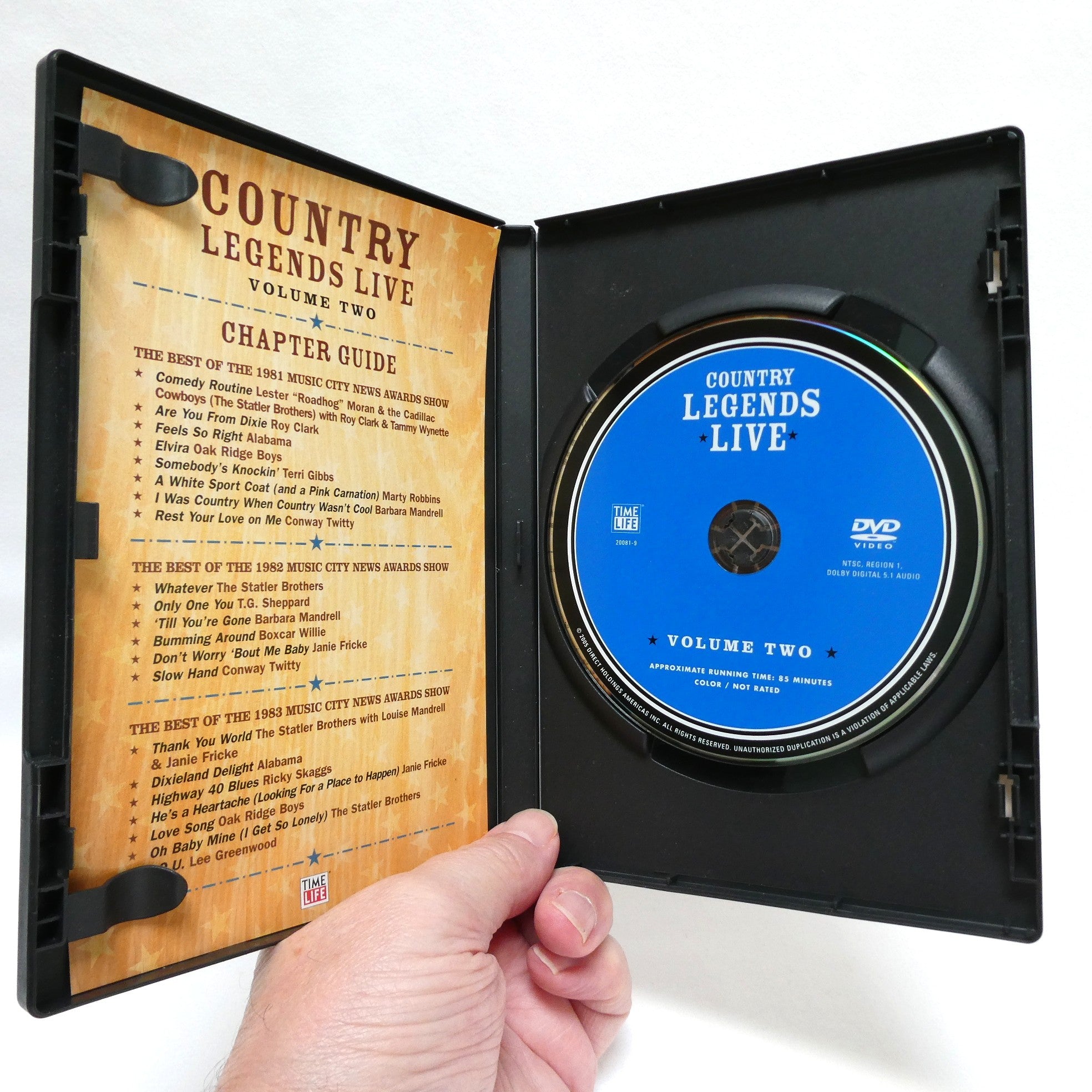 Time Life Presents: The 4-DVD 2005 COUNTRY LEGENDS LIVE, Volumes 1