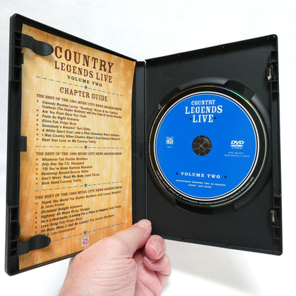 Time Life Presents: The 4-DVD 2005 COUNTRY LEGENDS LIVE, Volumes 1 to 4 in the Concert Video Series