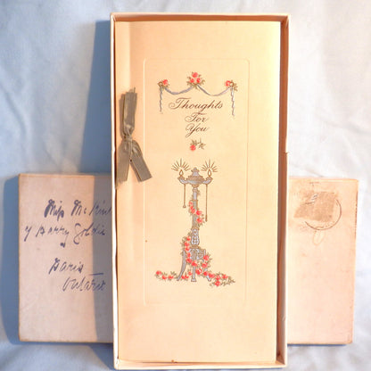 Antique Famous Lovers Quotations Booklet: 'THOUGHTS FOR YOU' by Dodge Publishing Company, New York. 1910