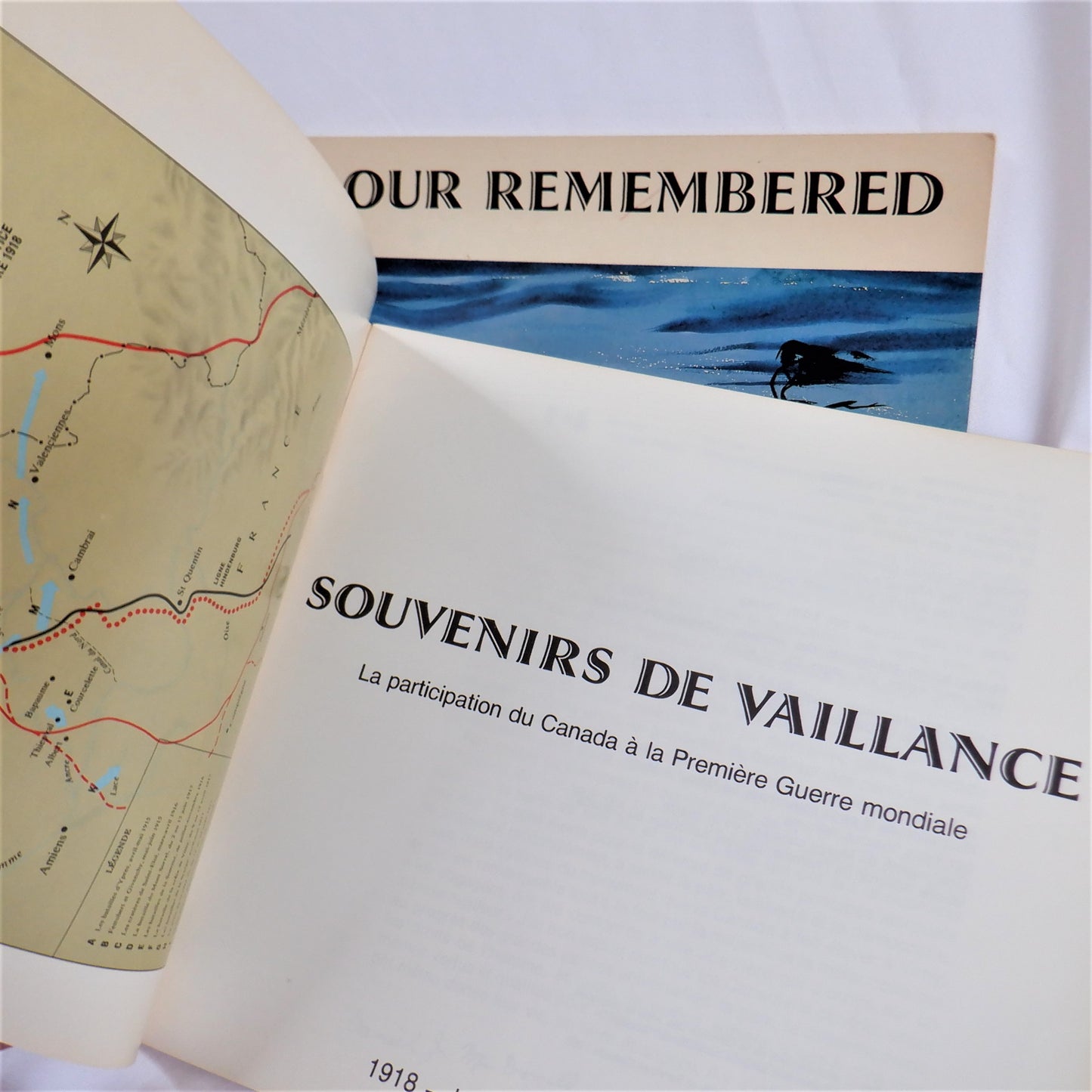 VALOUR REMEMBERED, Canada and WW1, Canada and WW2 (Double Book Package)