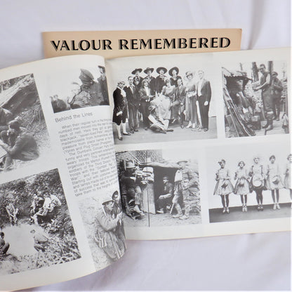 VALOUR REMEMBERED, Canada and WW1, Canada and WW2 (Double Book Package)