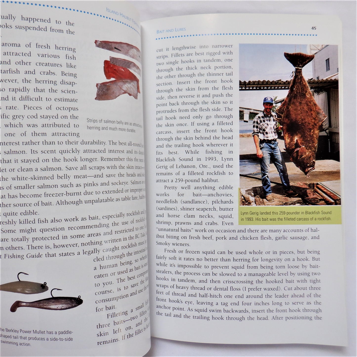 ISLAND HALIBUT FISHERMAN: Halibut Tips and Hot Spots for the West Coast of BC. (1st Ed. SIGNED)