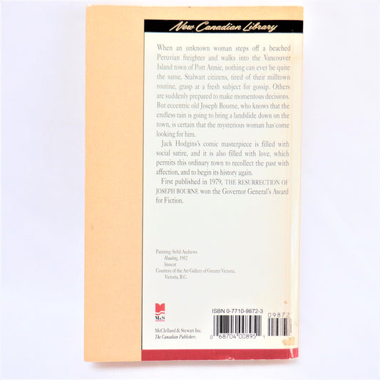 THE RESURRECTION OF JOSEPH BOURNE, A Novel by Jack Hodgins, 1988