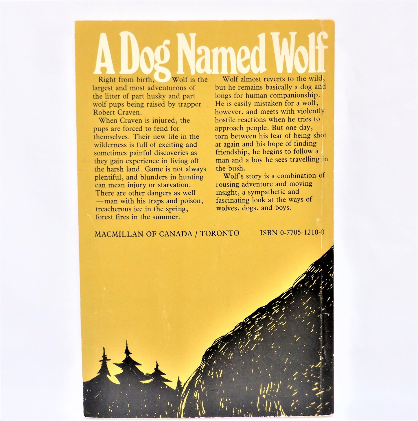 A DOG NAMED WOLF, A Young Reader Adventure Story by Eric Munsterhjelm (1972 1st Ed.)