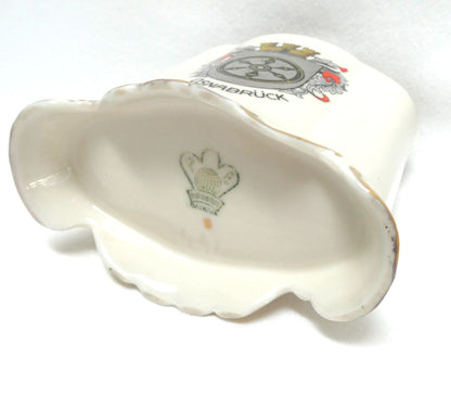 1950's Mid Century BARVARIAN TOOTHPICK HOLDER, Featuring OSNABRUCK Coat of Arms by Crown Barvaria