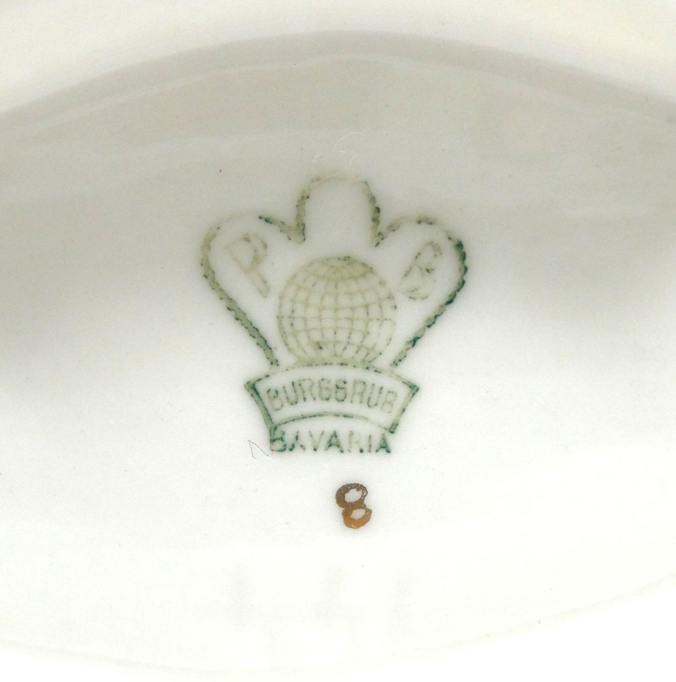 1950's Mid Century BARVARIAN TOOTHPICK HOLDER, Featuring OSNABRUCK Coat of Arms by Crown Barvaria