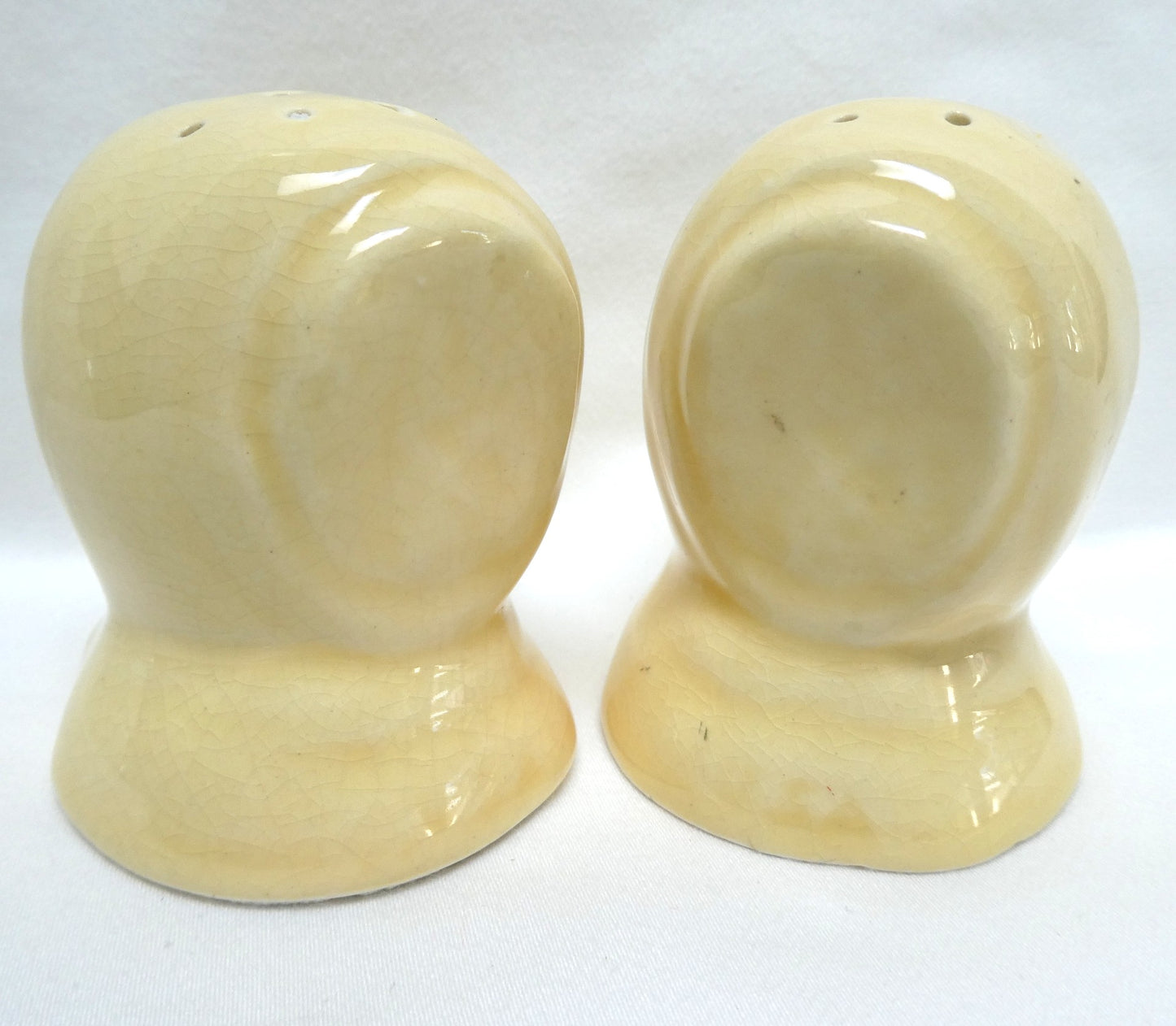 Mid Century SALT and PEPPER SHAKERS, "Old Woman by Cameron Clay Products of Marshall County, West Virginia!