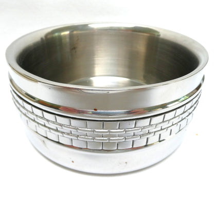 WINE COASTER BY RALPH LAUREN, Indian Stainless Steel 'Watch-Band' Themed, BRAND NEW-OLD STOCK!