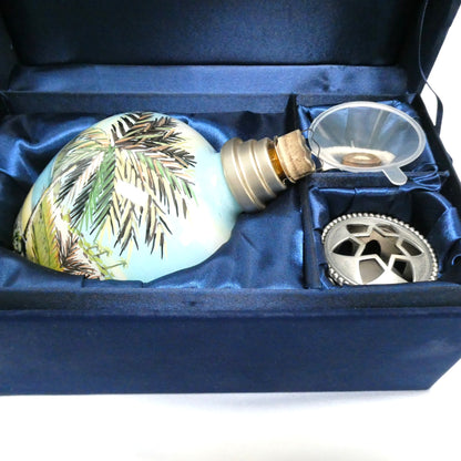 Ne' Qwa Art™ Catalytic Fragrance Oil Lamp in Original Box, plus accessories and COA: SOUTH PACIFIC ISLAND THEME by Paul Brent!