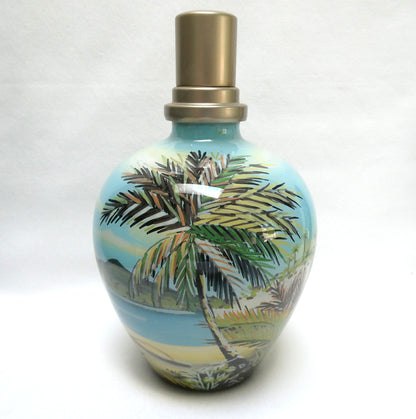 Ne' Qwa Art™ Catalytic Fragrance Oil Lamp in Original Box, plus accessories and COA: SOUTH PACIFIC ISLAND THEME by Paul Brent!