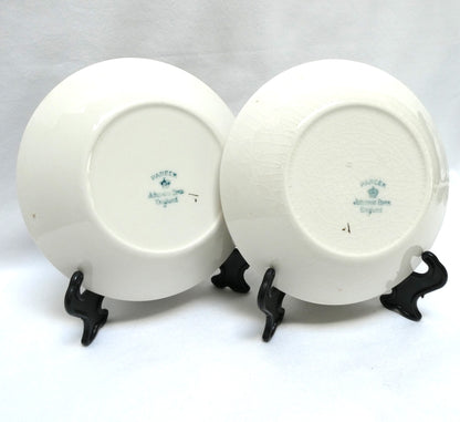 Vintage Small Salad Plate/Fruit Bowls in 'Marjorie' Pareek Pattern by Johnson Brothers of England
