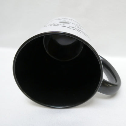 Ceramic Coffee Cup Two-Toned White & Black, Brand New from DODGE CITY ORIGINALS of Cumberland, BC