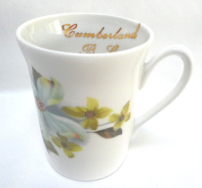 Vintage China Mug by Crown Prince of England: Featuring The Village of CUMBERLAND, B.C. with the B.C. Dogwood Pattern