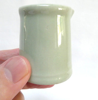 Vintage Miniature Cream or Milk Pitcher in Creampetal Glazed Finish, by W.H. Grindley & Company of England