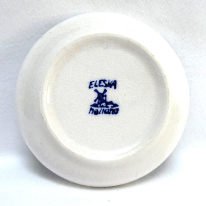 1960's Era Miniature Plate by Elesva of Holland: Featuring the rustic elegance of the Netherlands' historic countryside