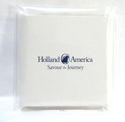 Holland America Line Collectible Delft Tile Coaster: Celebrating Sister Ships ms Eurodam and ms Nieuw Amsterdam BRAND NEW!