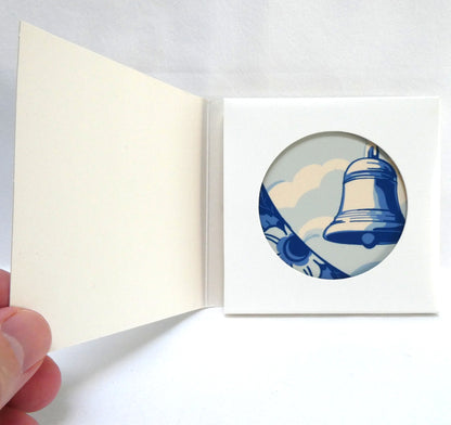 Holland America Line Collectible Delft Tile Coaster: Celebrating Sister Ships ms Eurodam and ms Nieuw Amsterdam BRAND NEW!