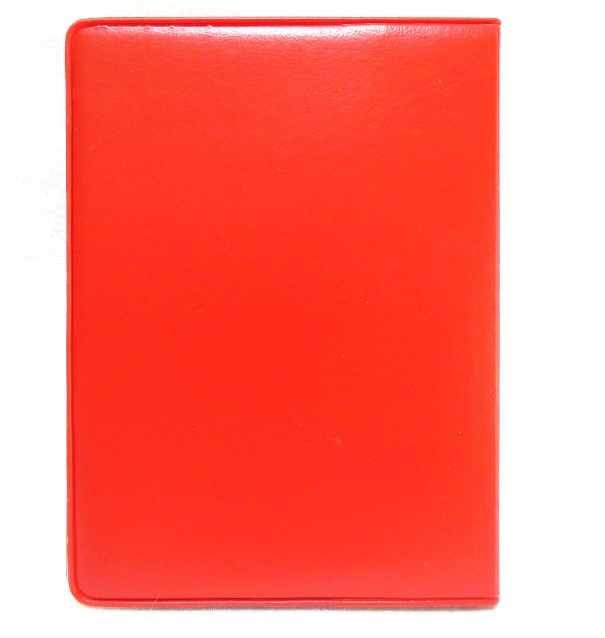 Vintage Miniature Pocket-Style Telephone/Address Book: Red Vinyl with Alphabetical Index from China