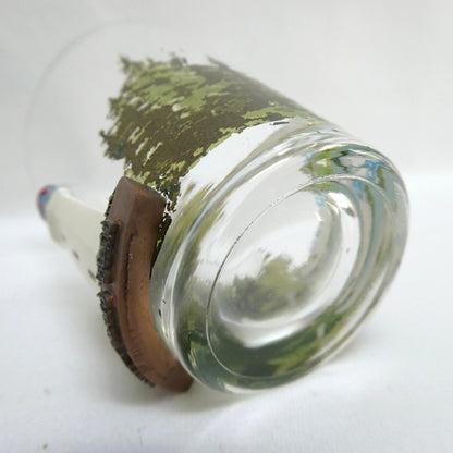 Rare Vintage 'Three-Dimensional' SOUVENIR SHOT GLASS of Panmure Island Lighthouse in Prince Edward Island (PEI) Canada