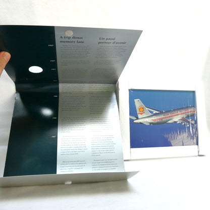 AIR CANADA 60th ANNIVERSARY PLAQUE: Issued in 1997 to celebrate the original 1937 Trans-Canada Air Lines