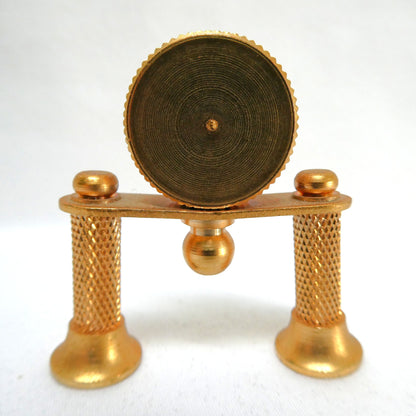 Vintage Miniature Solid Brass Novelty Items #2: TWO Candle Sticks, Pitcher or Ewer, and The Mantle Clock (Priced Individually)