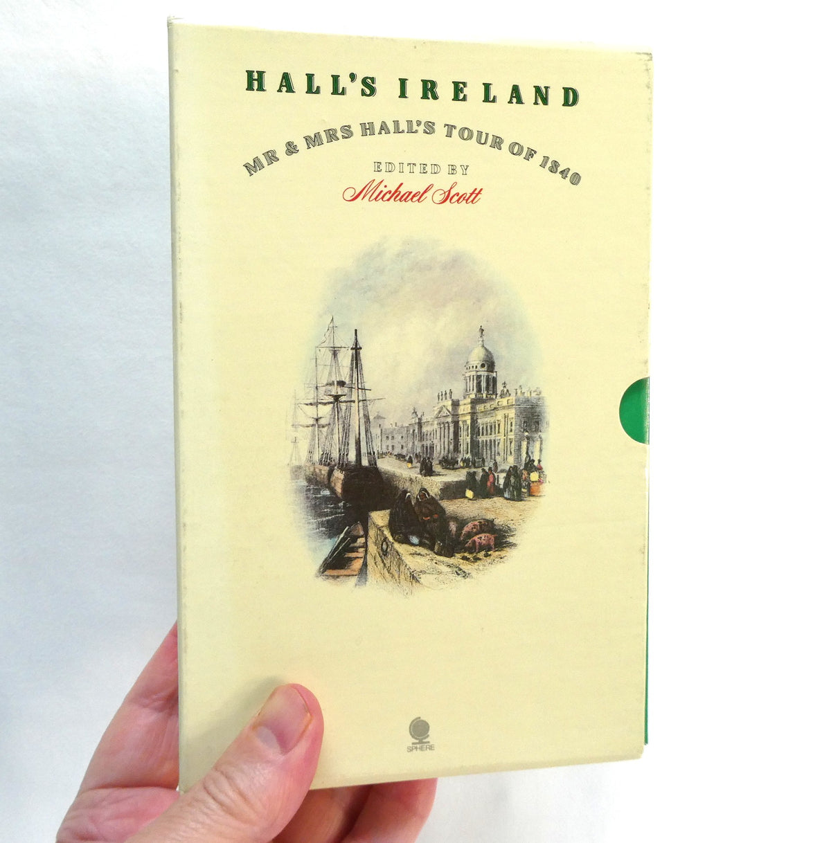 A Collection of Vintage Items Celebrating IRISH LITERATURE: Including Mr. & Mrs. Hall's Tour of 1840,  "Irish Blessings Book," and a Dove Crafts of Killarney Bookmark