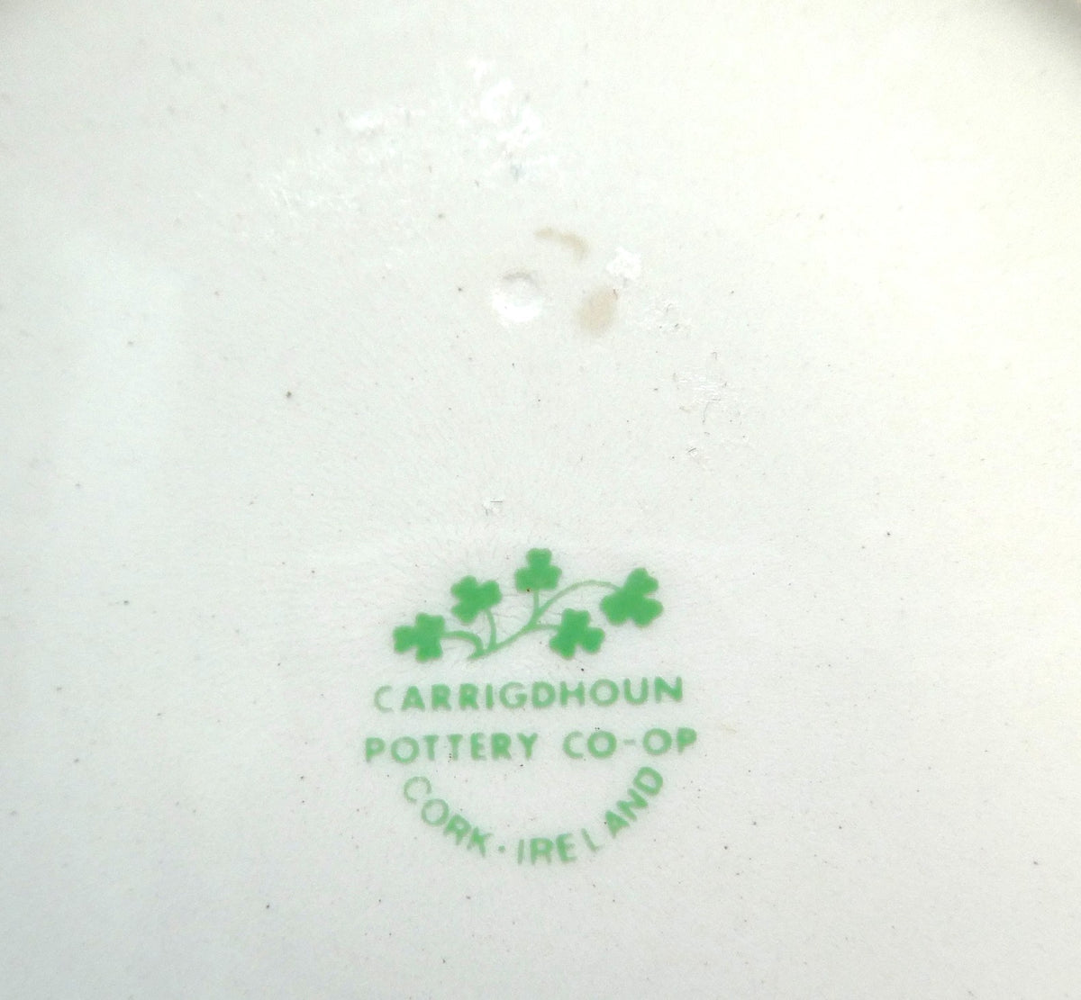 A Collection of Vintage Items Celebrating IRISH ARTS AND CRAFTS: Including Irish Pillow, Shamrock Ceramic Trinket Tray, Embroidered Tea Napkin, and Ladies Linen Handkerchief Set