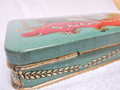 Antique Tin Container by PARKINSON'S Royal Doncaster: 'BUTTER-SCOTCH'